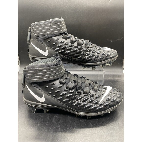 Nike Force Savage Pro 2 Men's Size 12 Black Football Cleat AH4000 002